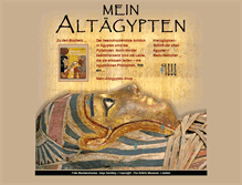 Tablet Screenshot of mein-altaegypten.de
