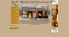 Desktop Screenshot of buch.mein-altaegypten.de