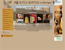 Tablet Screenshot of buch.mein-altaegypten.de